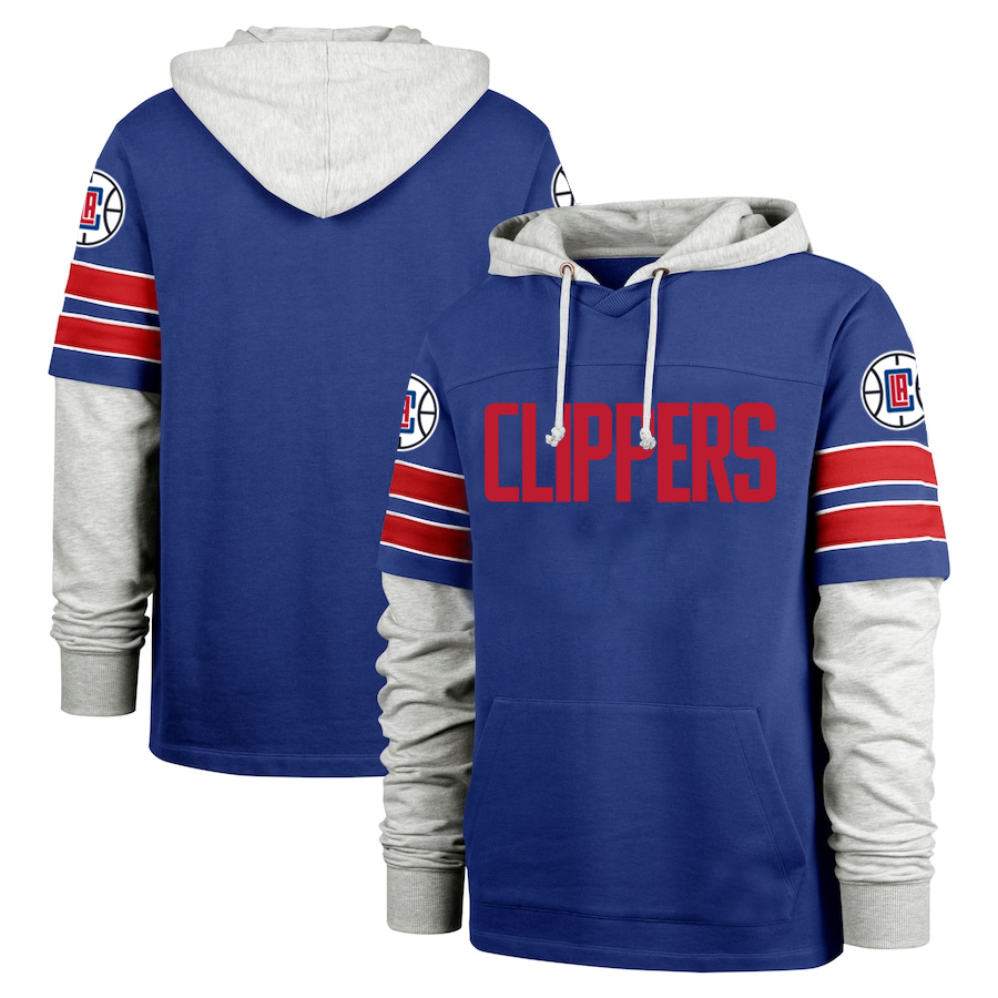 Men Los Angeles Clippers blue 2024 NBA hoodie